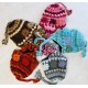 H686 NWT Wholesale Lot of 5 pcs Gorgeous Hand Knitted Mohwak Woolen Hat/Cap